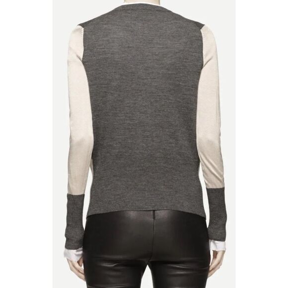 Rag and Bone Marissa sweater grey cream size S orig $295 - Picture 3 of 6